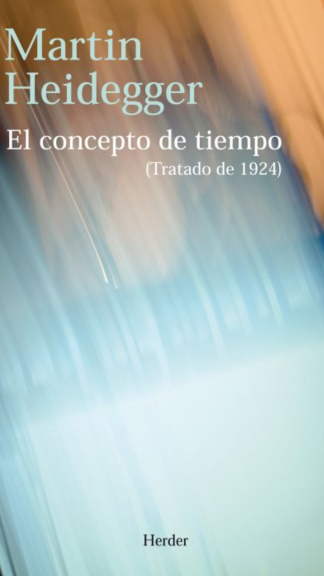 El concepto de tiempo (Tratado de 1924)