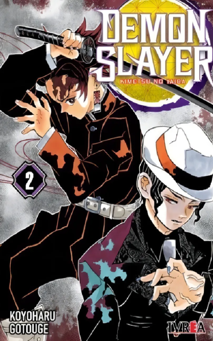 Manga Demon Slayer N°2 Kimetsu No Yaiba - Koyoharu Gotouge - Ivrea