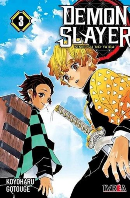 Manga Demon Slayer N°3 Kimetsu No Yaiba - Koyoharu Gotouge - Ivrea