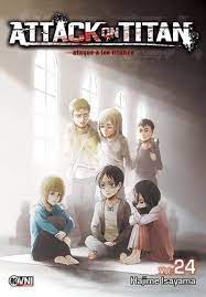 MANGA ATTACK ON TITAN ATAQUE A LOS TITANES N° 24
