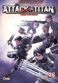 MANGA ATTACK ON TITAN ATAQUE A LOS TITANES N° 26