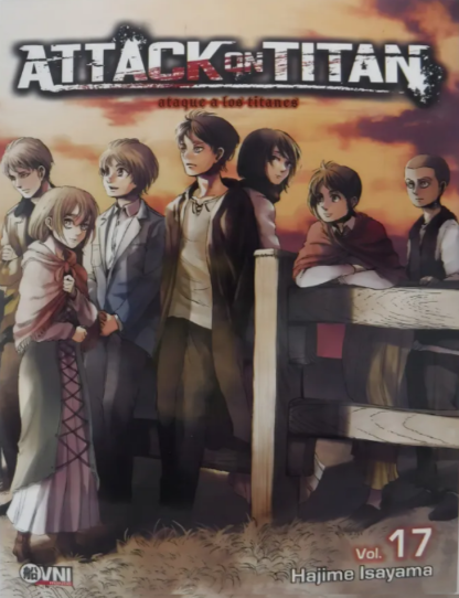 Manga- ATTACK ON TITAN ATAQUE A LOS TITANES N° 17