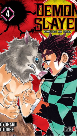 MANGA DEMON SLAYER N°4 KIMETSU NO YAIBA – KOYOHARU GOTOUGE – IVREA