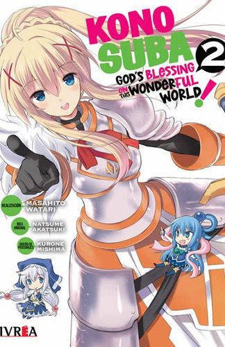 Manga- Konosuba N°2- Masahito Watari- Ivrea