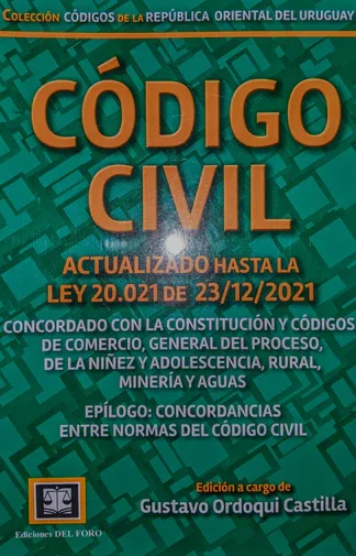 Código Civil- Actualizado hasta la LEY 20.021 de 23/12/21