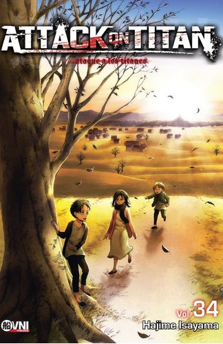 Manga-Ataque a los titanes N°34-Hajime Isayama