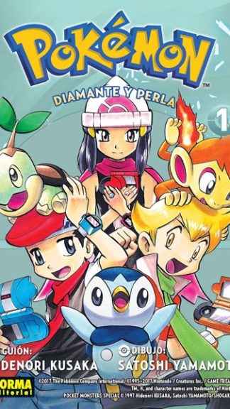 Manga-Pokémon N°17- Diamante y perla 1