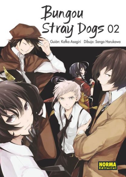 Manga-Bungou Stray Dogs N°2- Kafka Asagiri- Norma Editorial