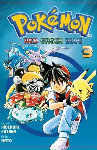 Manga Pokemon Red Green Blue N°3