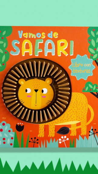Vamos de Safari- Libro con texturas-