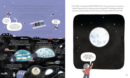 La Luna- Gran libro ilustrado-  Laura Cowan - Imagen 4