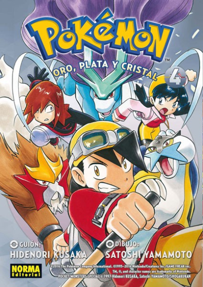 Manga-Pokémon N°4- Oro, plata y cristal 8