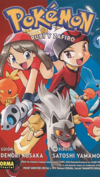 Manga Pokémon N°1, rubí y zafiro 9
